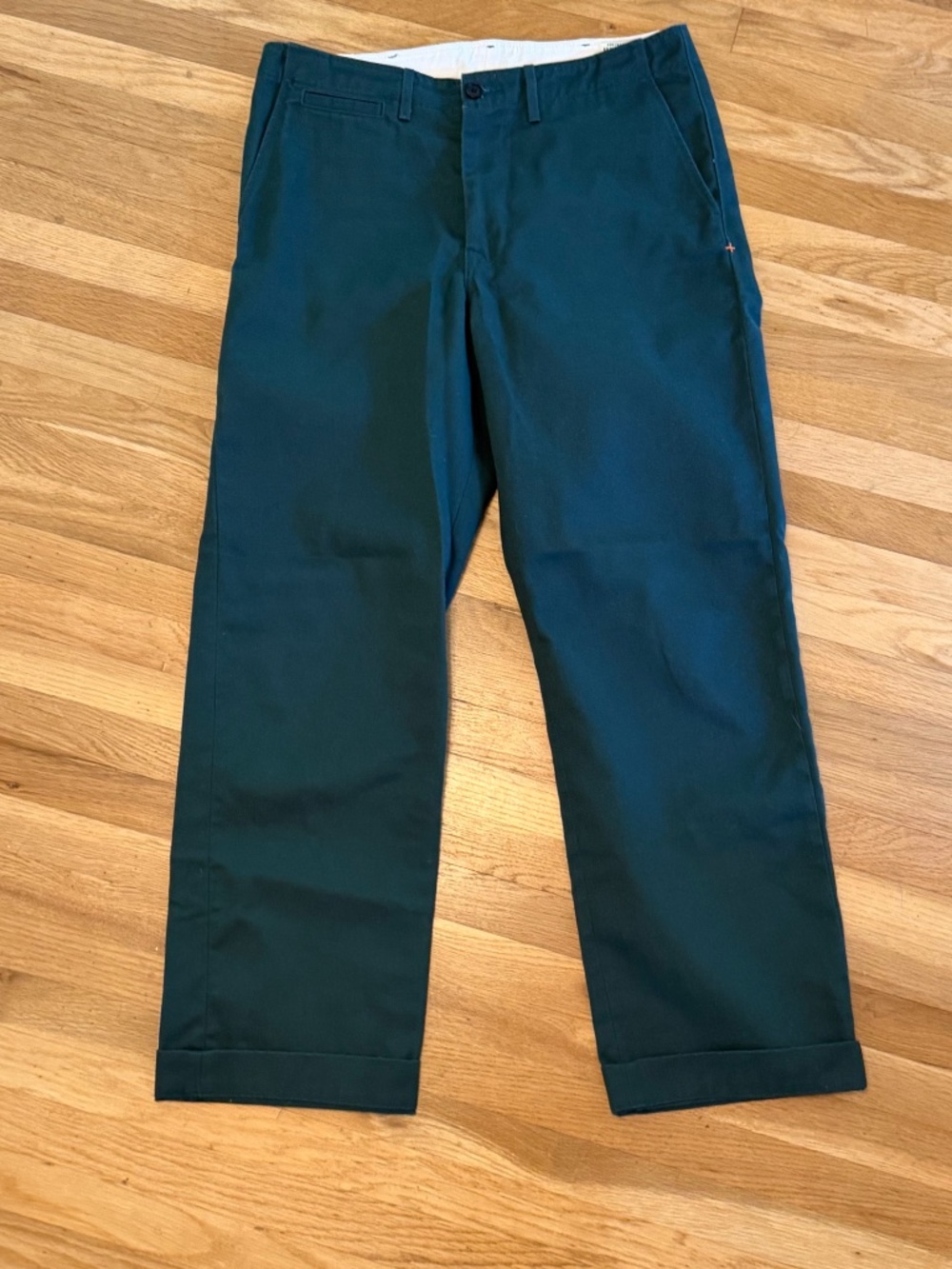 imogene + willie oceanside relaxed pant in spruce - size 32x32 - Picture 2 of 13